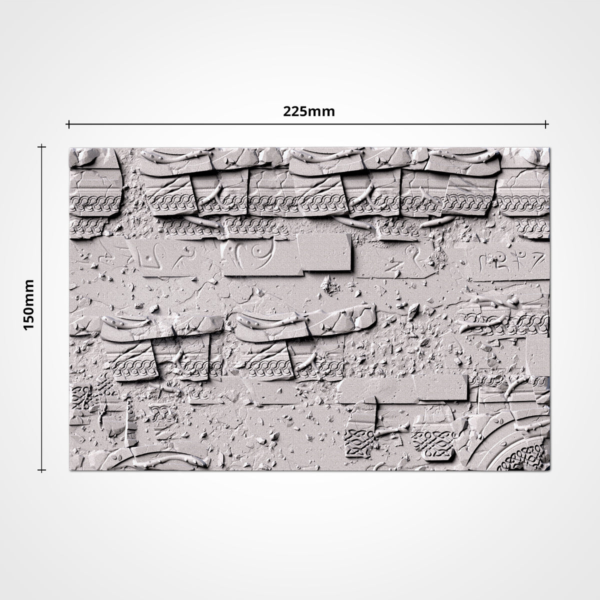 Ancestral Ruins Bases - Txarli Factory, 25mm, 28.5, 32, 40, 60, 80, 90, 100 round plus 60x35, 75x43, 90x52, 105x70, 120x92, 169x108mm oval (Copy) (Copy)