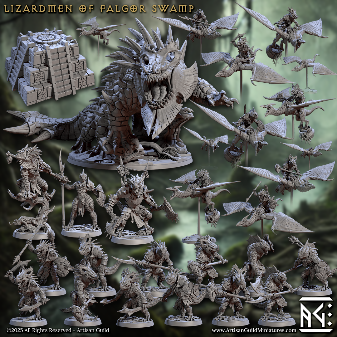 Drulsk the Mire-Speaker (Lizardmen of Falgor's Swamp)
