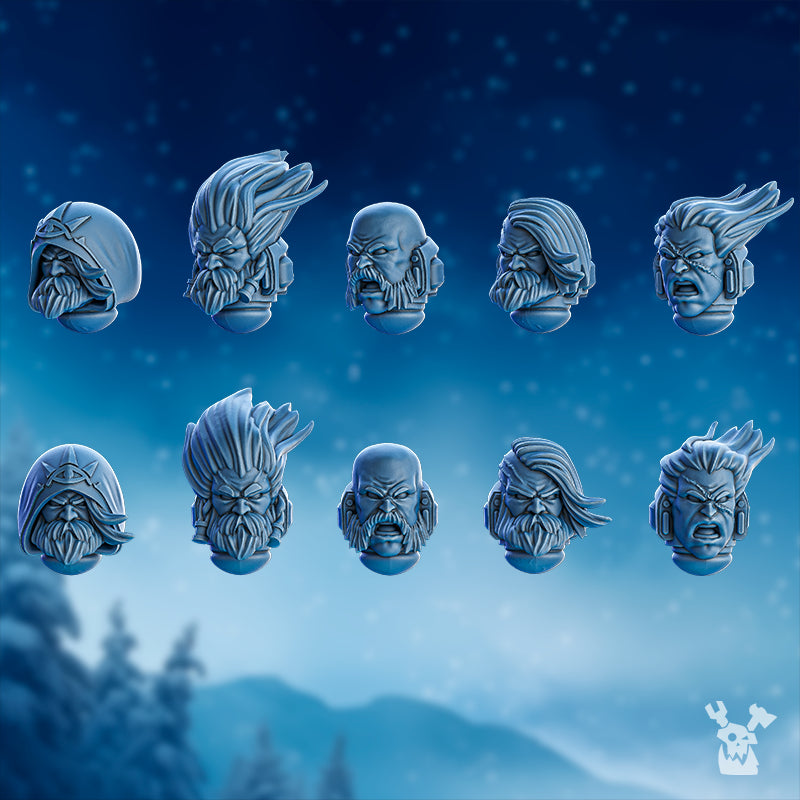Stormbringers Commander Heads Set