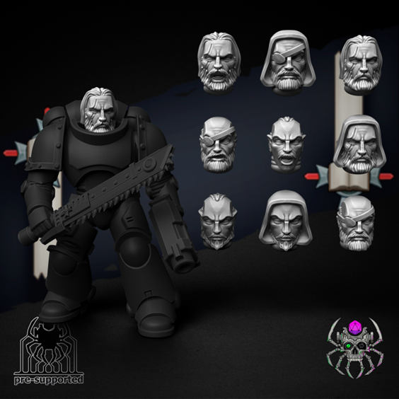 9 Head Bits Set #2 - Eternal Order