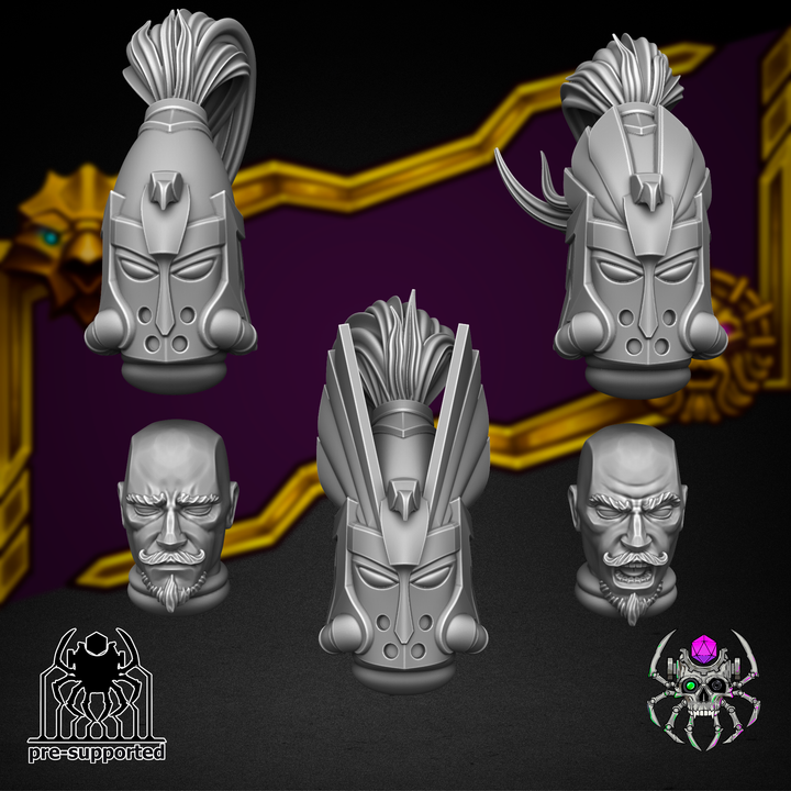5 Head Bits Set - Eternal Vigilance of Inperatorius Vindex