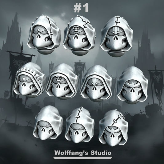 Hooded Skull Helmets