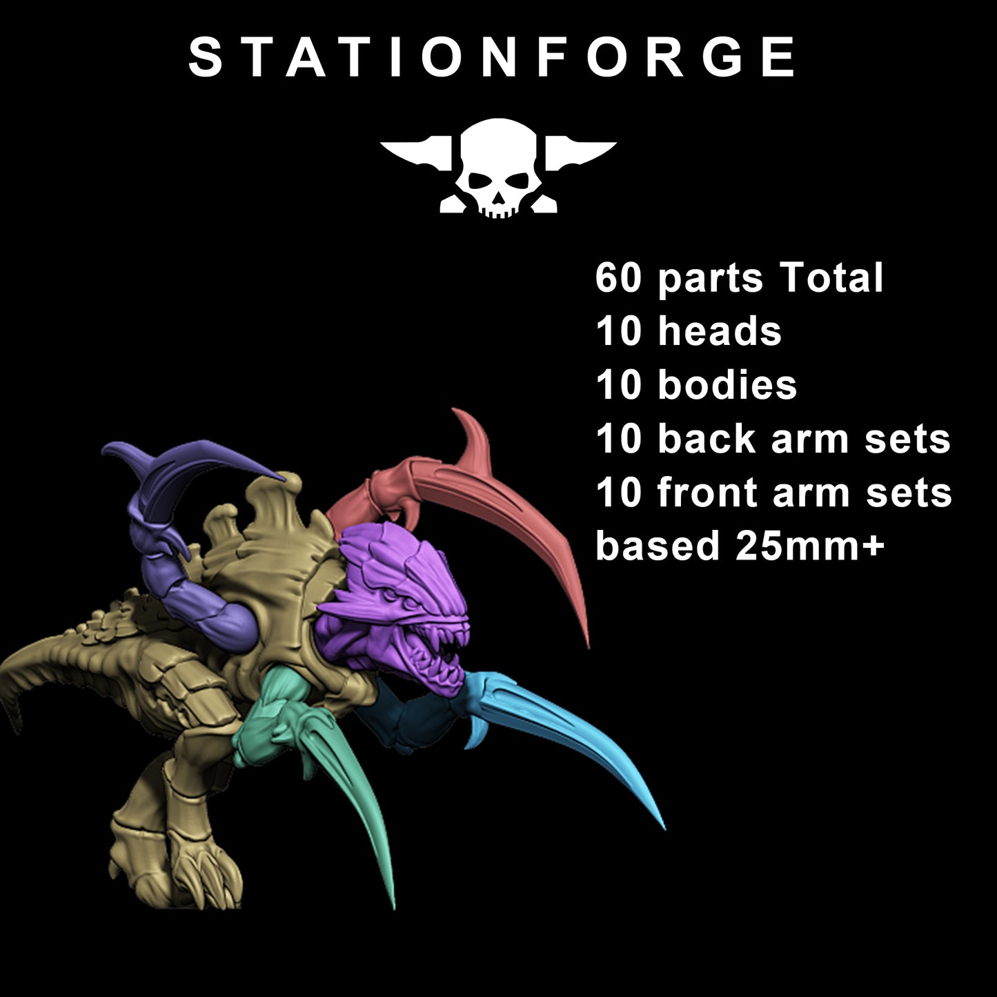 10 Xenarid Infantry Melee Unit