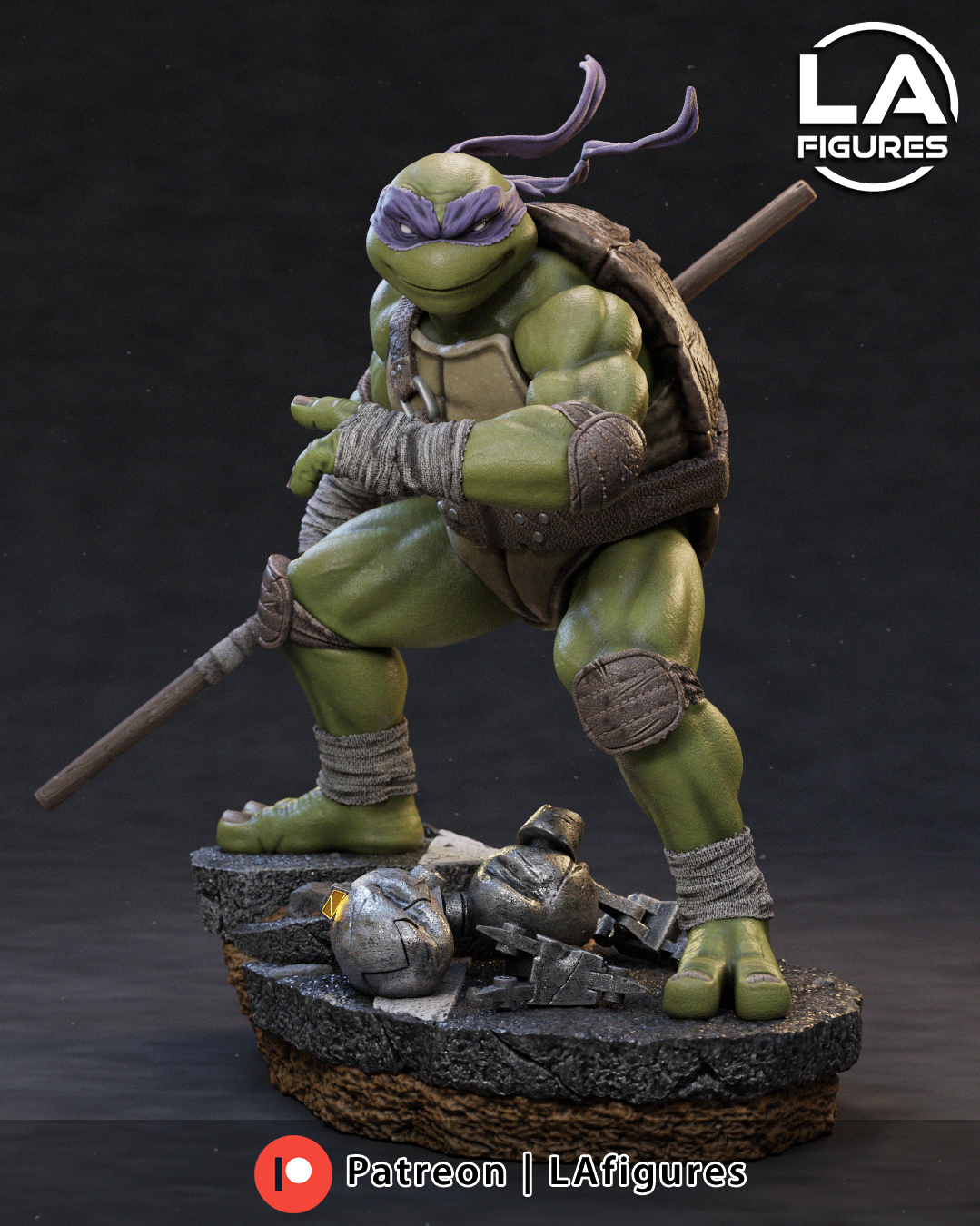 TMNT Donatello Custom Statue 6 Tall Unpainted Models