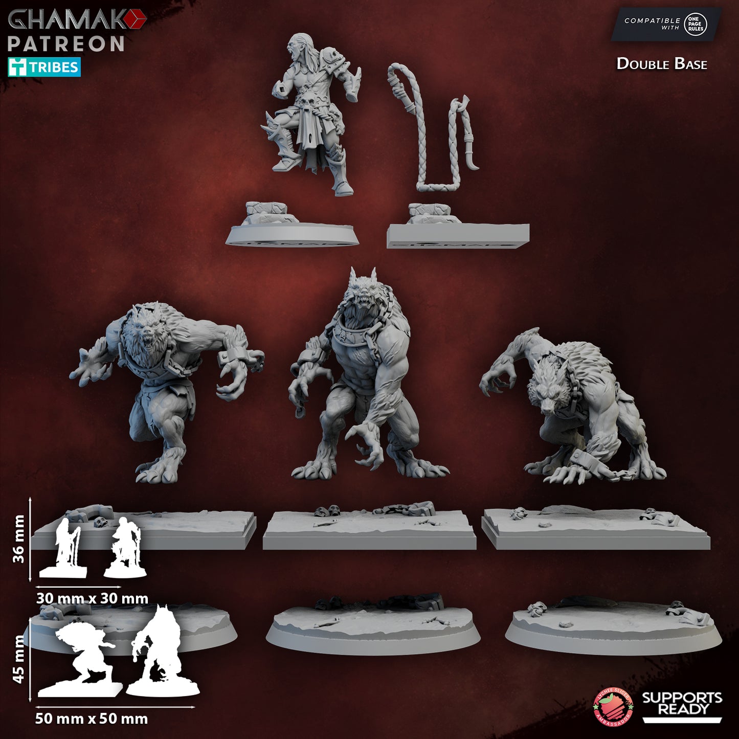 Enslaved Wyrkalla 30mm base