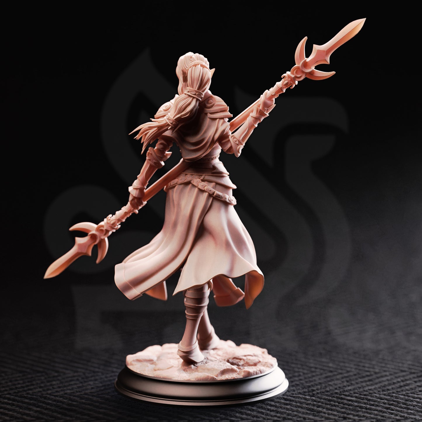 Drow Paladin of the Crescent Moon - Ninera Glynvari /32mm/75mm Scale