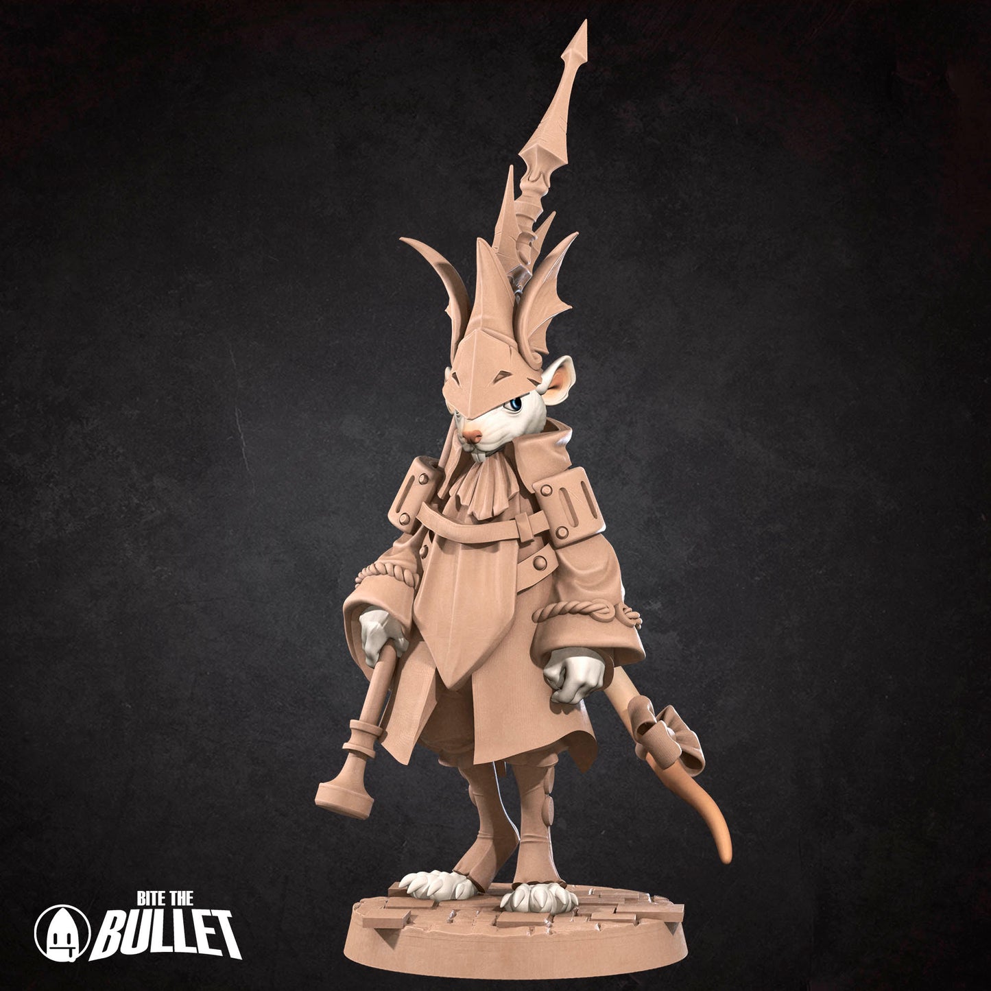Rat Knight (2 Versions) 25mm Base