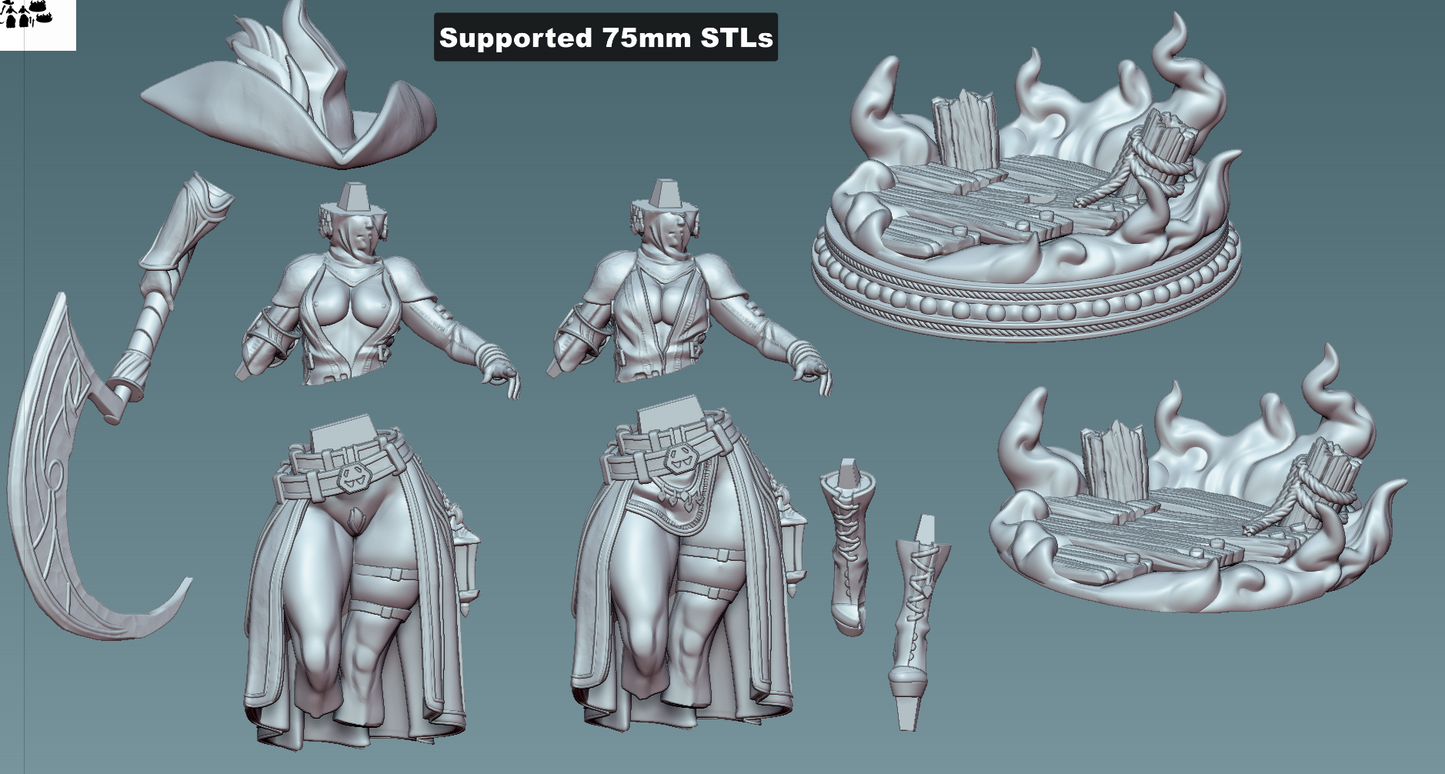 Selka Dusk – Pirate Reaper 32mm and 75mm