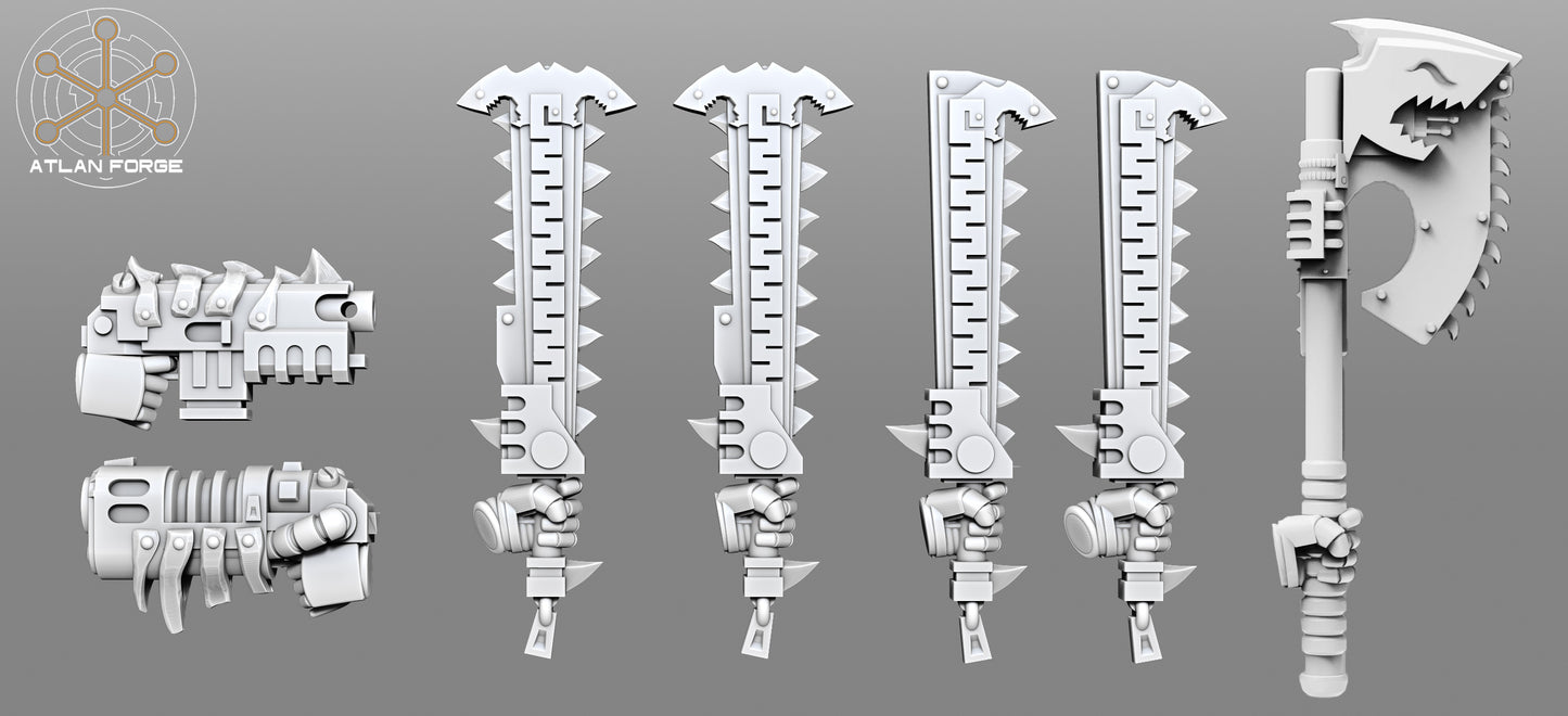 Wai Toa - Kaiwawao (Agressive Mediators) (5-Unit Set) by Atlan Forge