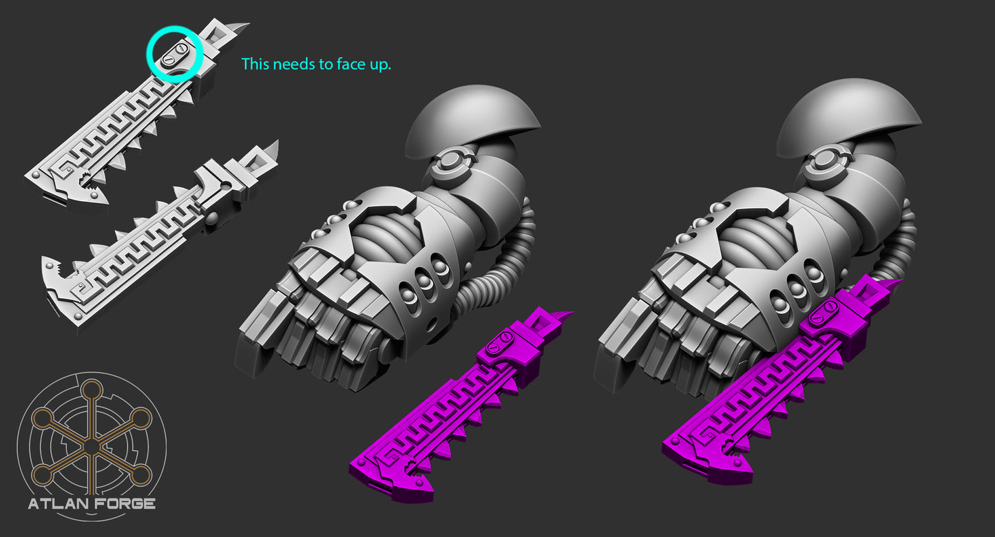 Wai Toa - Roroa (Giants) (5-Unit Set) by Atlan Forge 40mm Base
