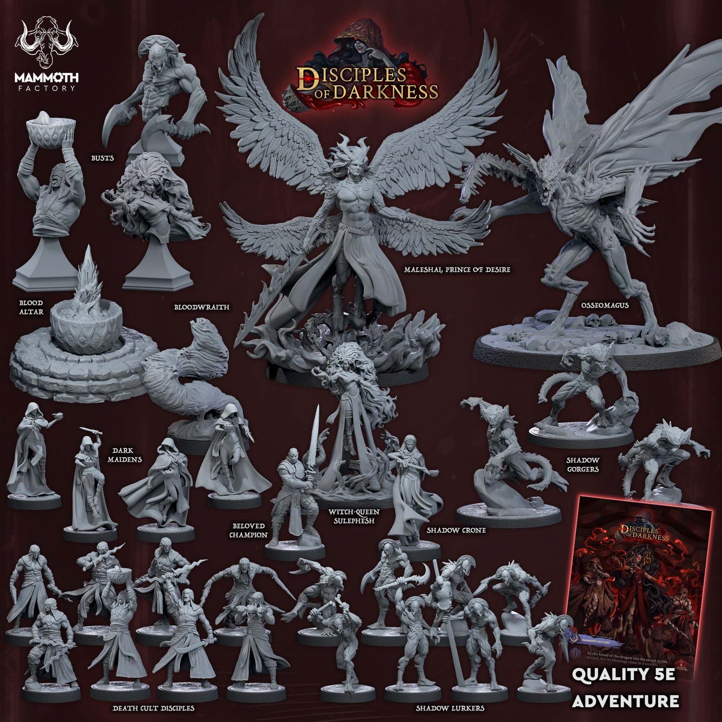Death Cult Disciple/25mm Base/ Mammoth Factory