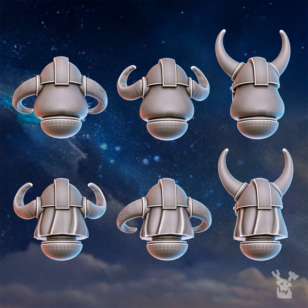Horned Helmets Set (Stormpride Sisters)