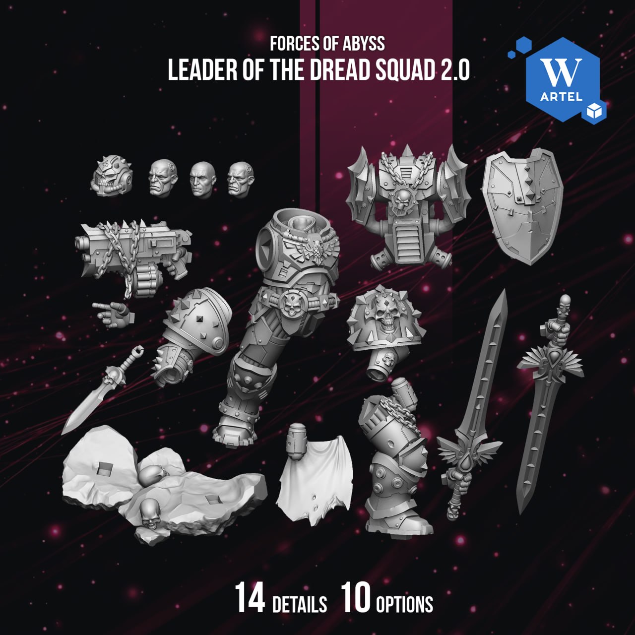 Leader of the Dread Squad 2.0 NO Base 28mm - Artel W
