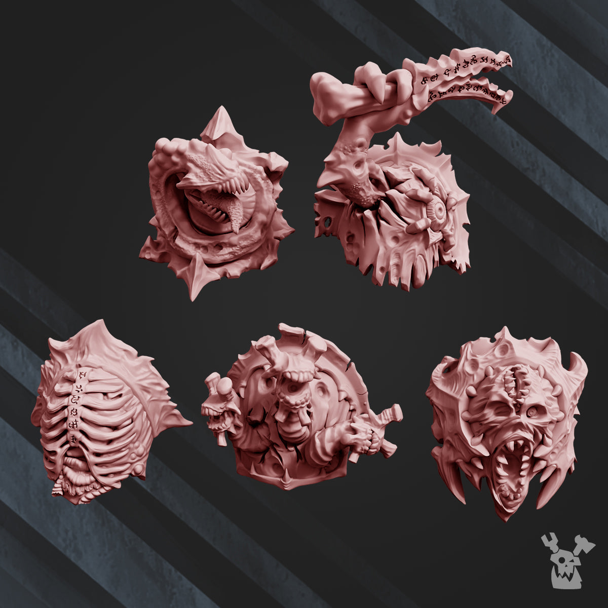 "Corpsemakers" Shoulder Pads x10