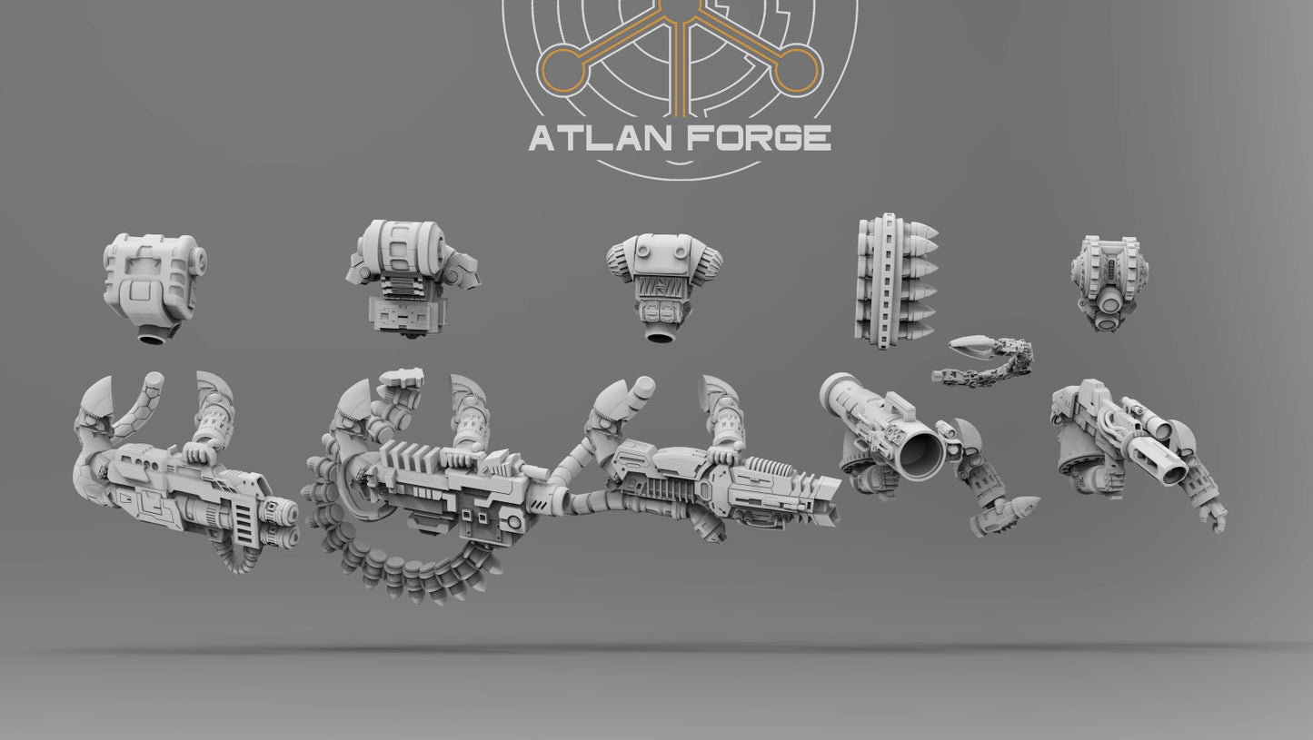 Knights Templar Purgators (5-Unit Set) by Atlan Forge