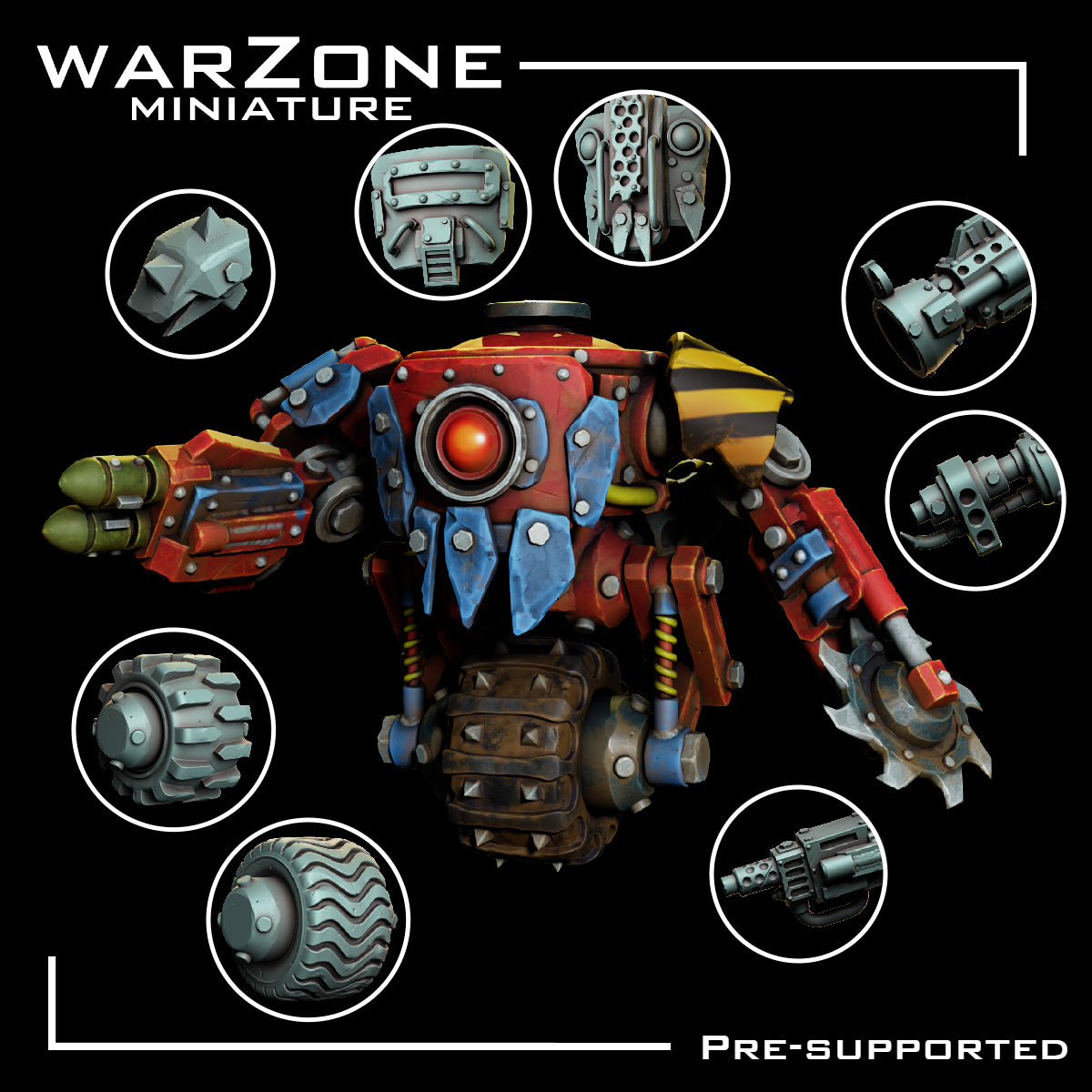 3 Orcs - Vehicle - Rustroller