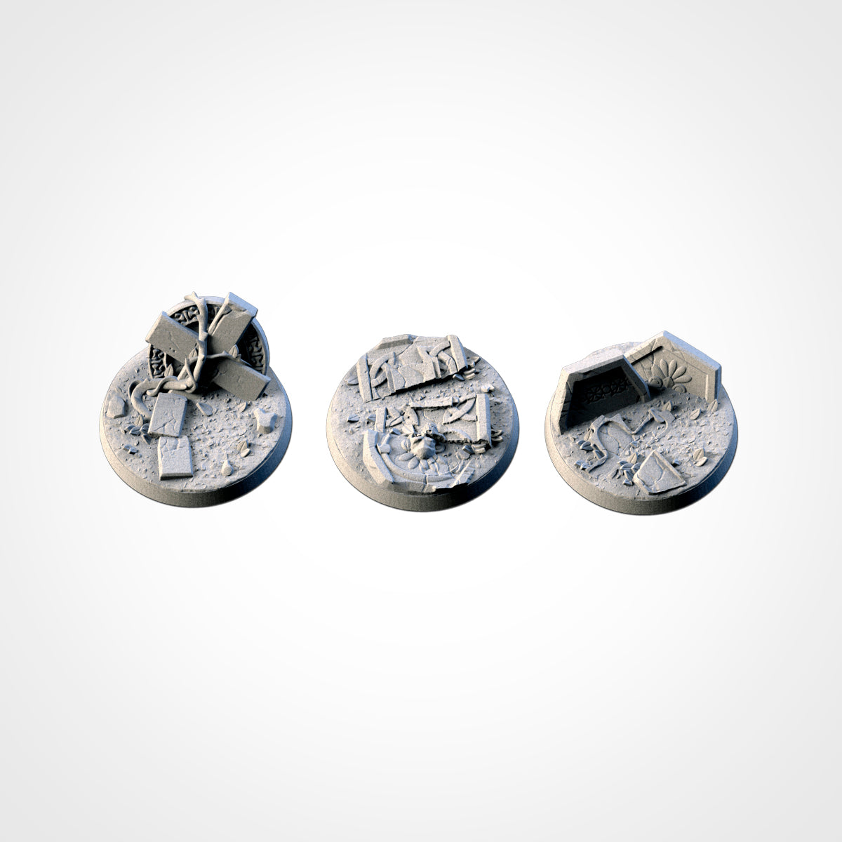 Graveyard Bases - Txarli Factory, 25mm, 28.5, 32, 40, 60, 80, 90, 100 round plus 60x35, 75x43, 90x52, 105x70, 120x92, 169x108mm oval (Copy) (Copy) (Copy) (Copy) (Copy) (Copy)