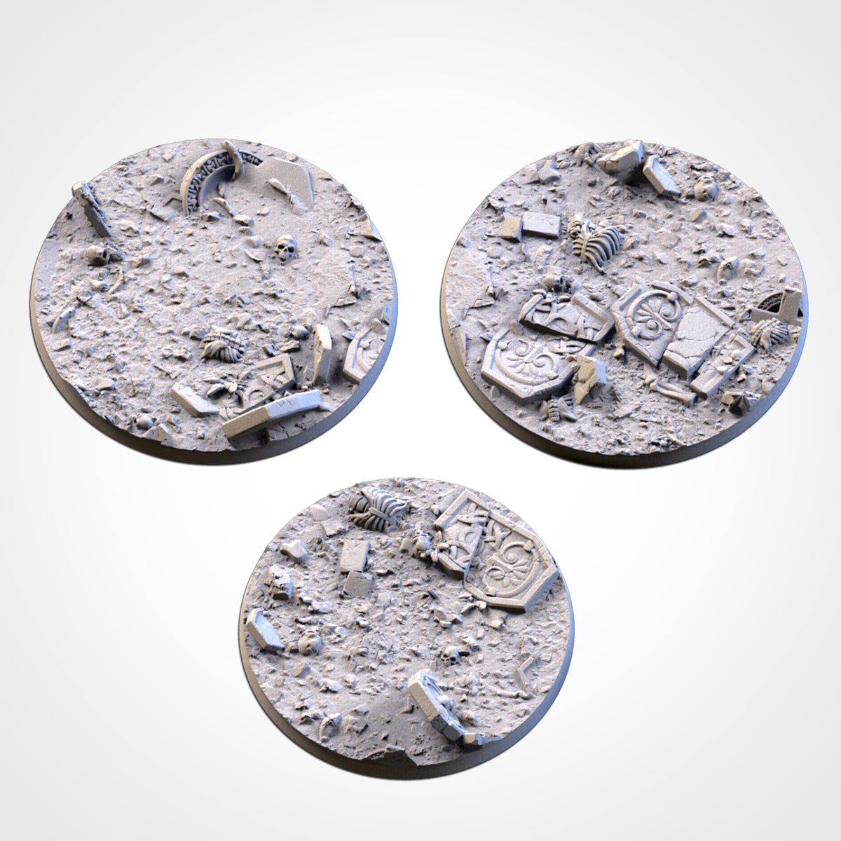 Graveyard Bases - Txarli Factory, 25mm, 28.5, 32, 40, 60, 80, 90, 100 round plus 60x35, 75x43, 90x52, 105x70, 120x92, 169x108mm oval (Copy) (Copy) (Copy) (Copy) (Copy) (Copy)