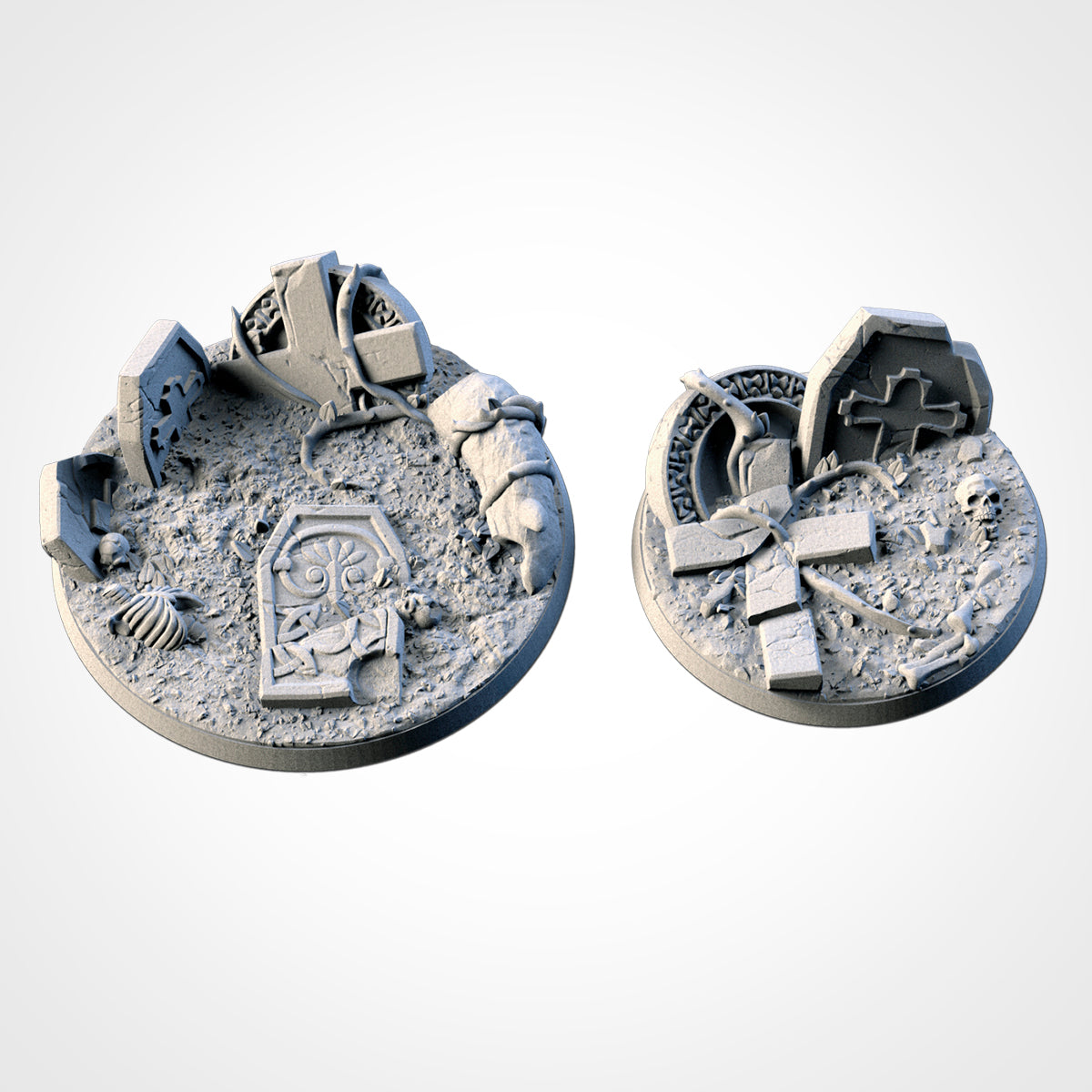 Graveyard Bases - Txarli Factory, 25mm, 28.5, 32, 40, 60, 80, 90, 100 round plus 60x35, 75x43, 90x52, 105x70, 120x92, 169x108mm oval (Copy) (Copy) (Copy) (Copy) (Copy) (Copy)