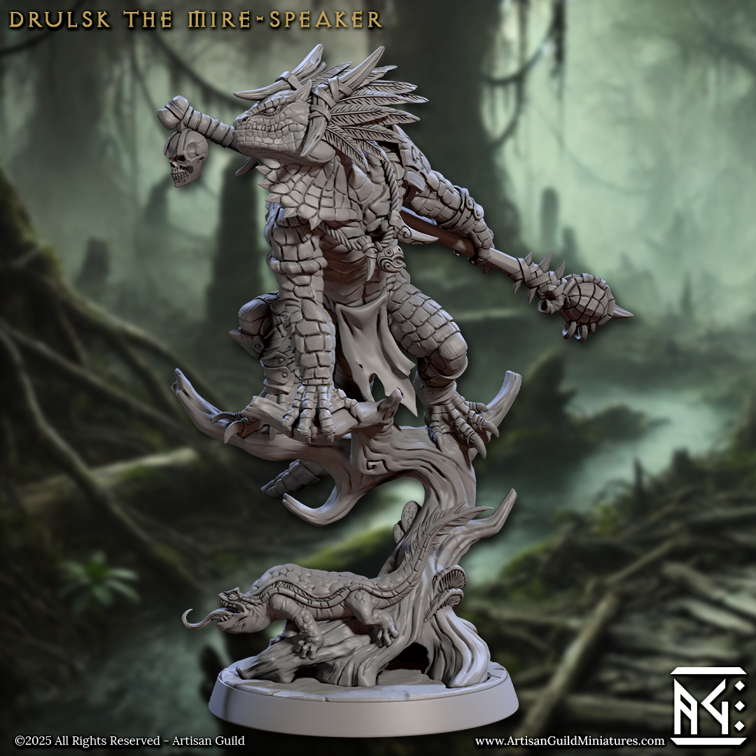 Drulsk the Mire-Speaker (Lizardmen of Falgor's Swamp)