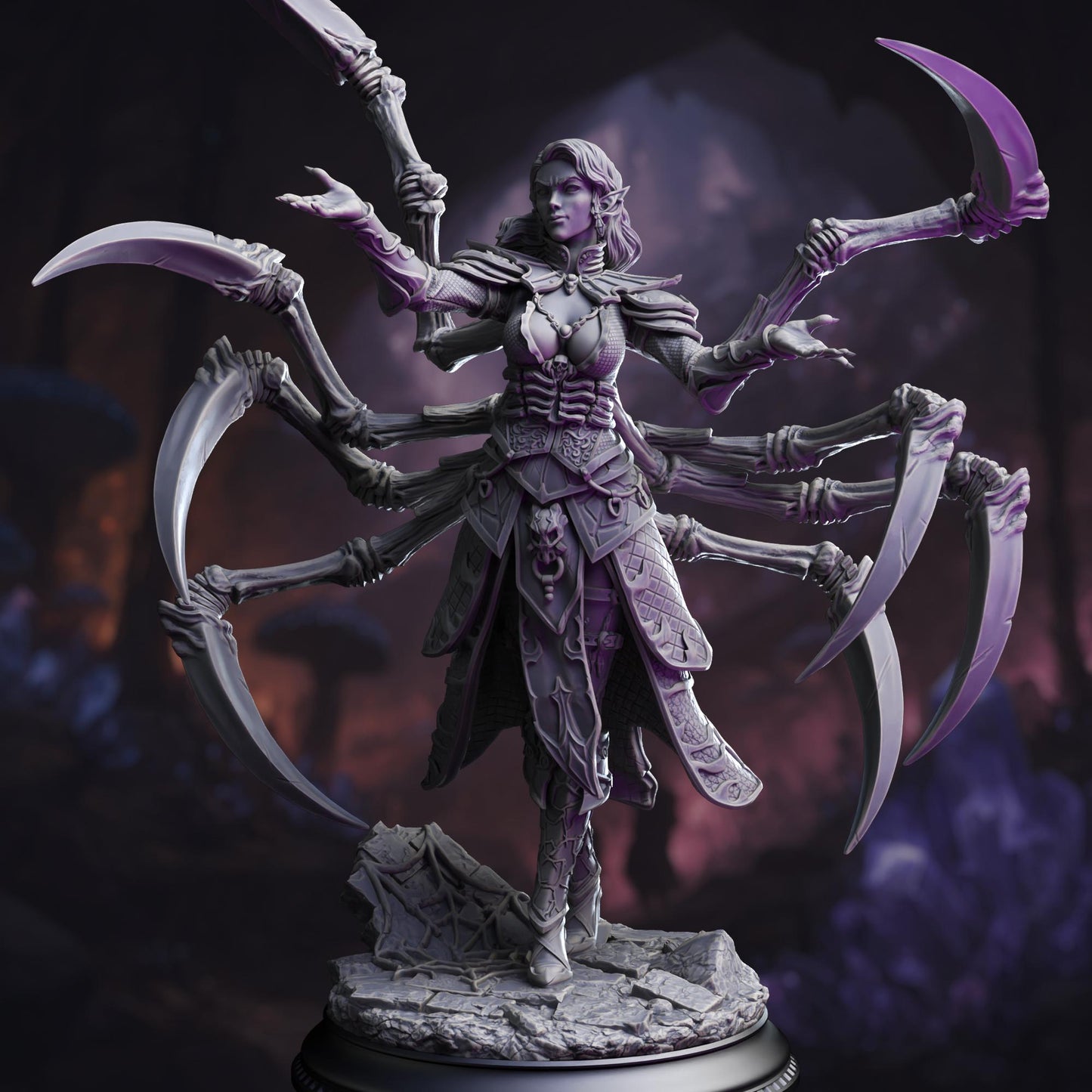 Ascended Spider Sorceress - Dirthana of the Void's Embrace