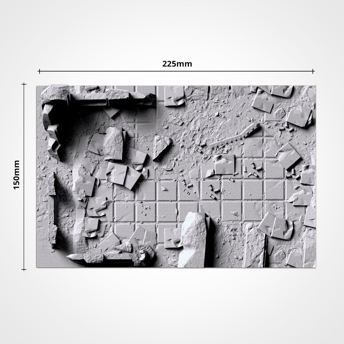 City Ruins bases - Txarli Factory, 25mm, 28.5, 32, 40, 60, 80, 90, 100 round plus 60x35, 75x43, 90x52, 105x70, 120x92, 169x108mm oval