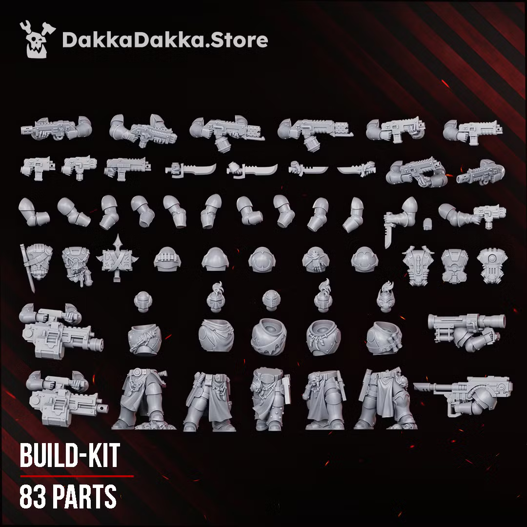 The Great Vortex Knights 5Units  (build kit) (No Base)