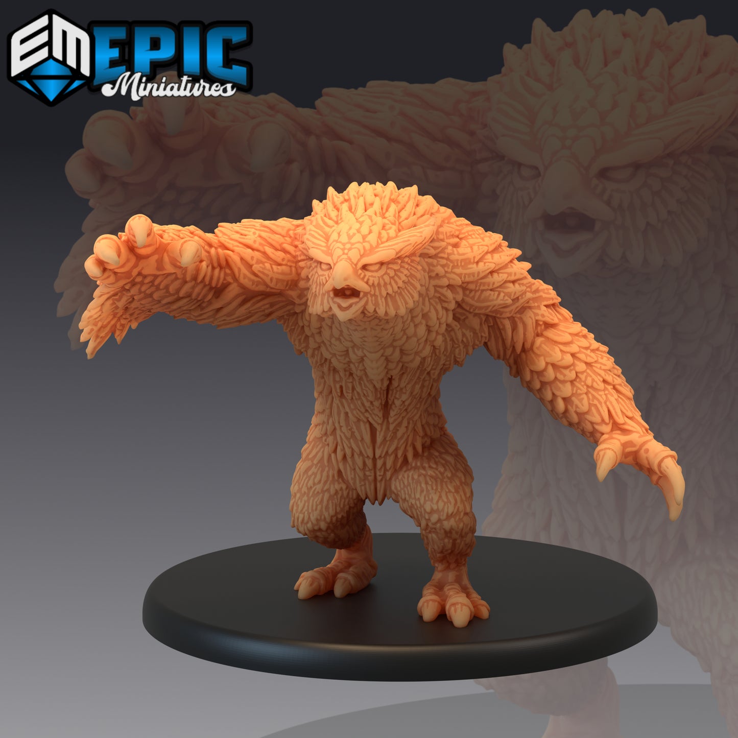 Owlbear Set / Forest Beast / Owl Bear Hybrid Collection 28mm