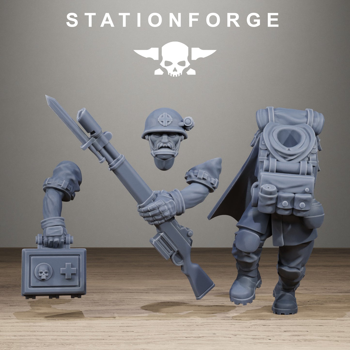 Freeguard Siege Infantry Kit 25mm Base