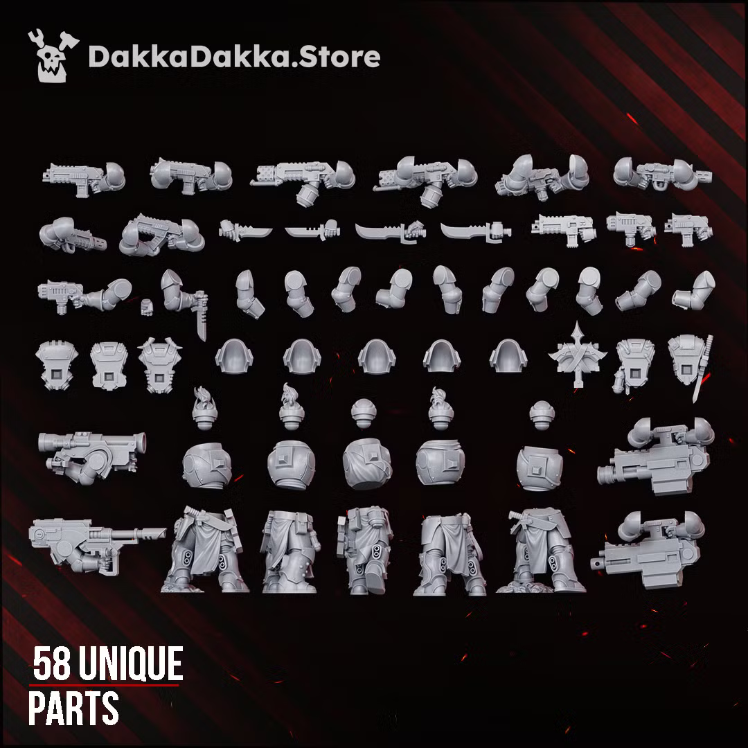The Great Vortex Knights 5Units  (build kit) (No Base)