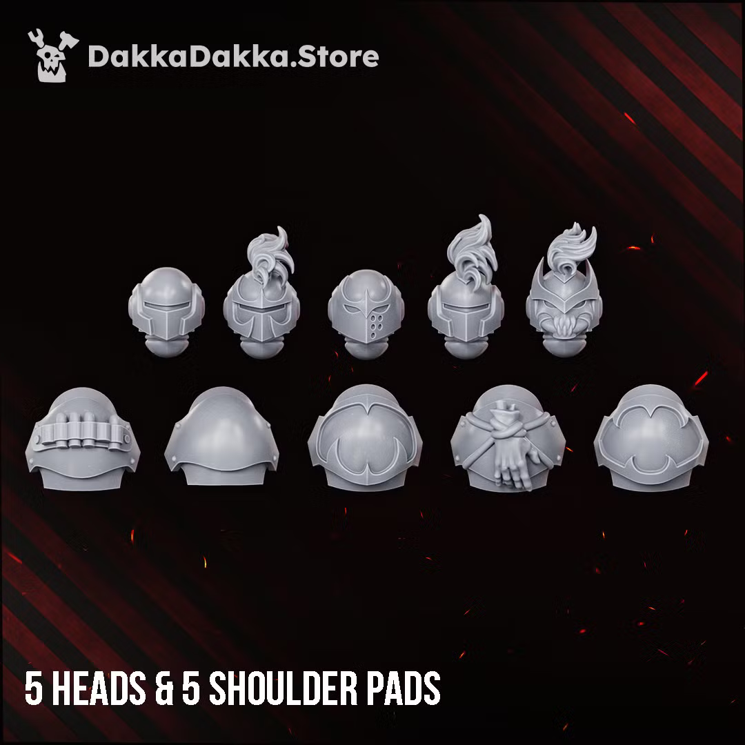 The Great Vortex Knights 5Units  (build kit) (No Base)