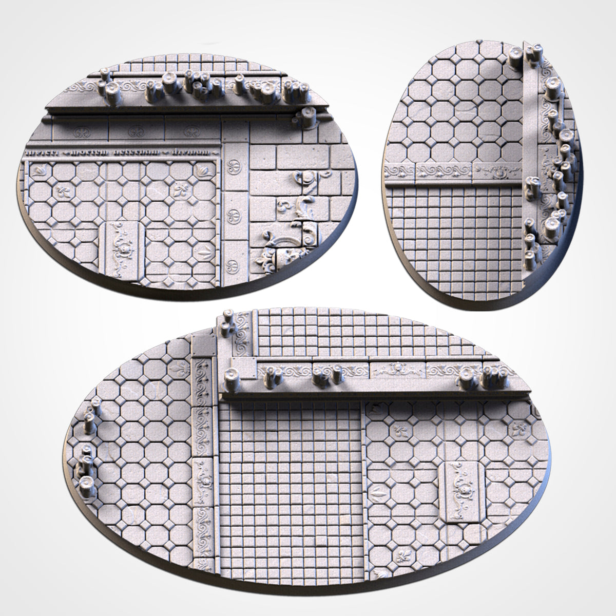 Royal Palace Bases - Txarli Factory, 25mm, 28.5, 32, 40, 60, 80, 90, 100 round plus 60x35, 75x43, 90x52, 105x70, 120x92, 169x108mm oval (Copy) (Copy) (Copy) (Copy) (Copy)