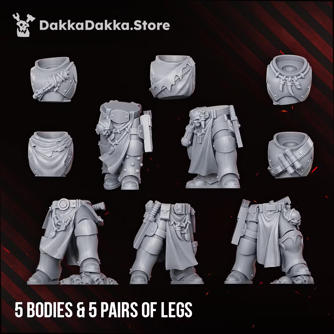 The Great Vortex Knights 5Units  (build kit) (No Base)