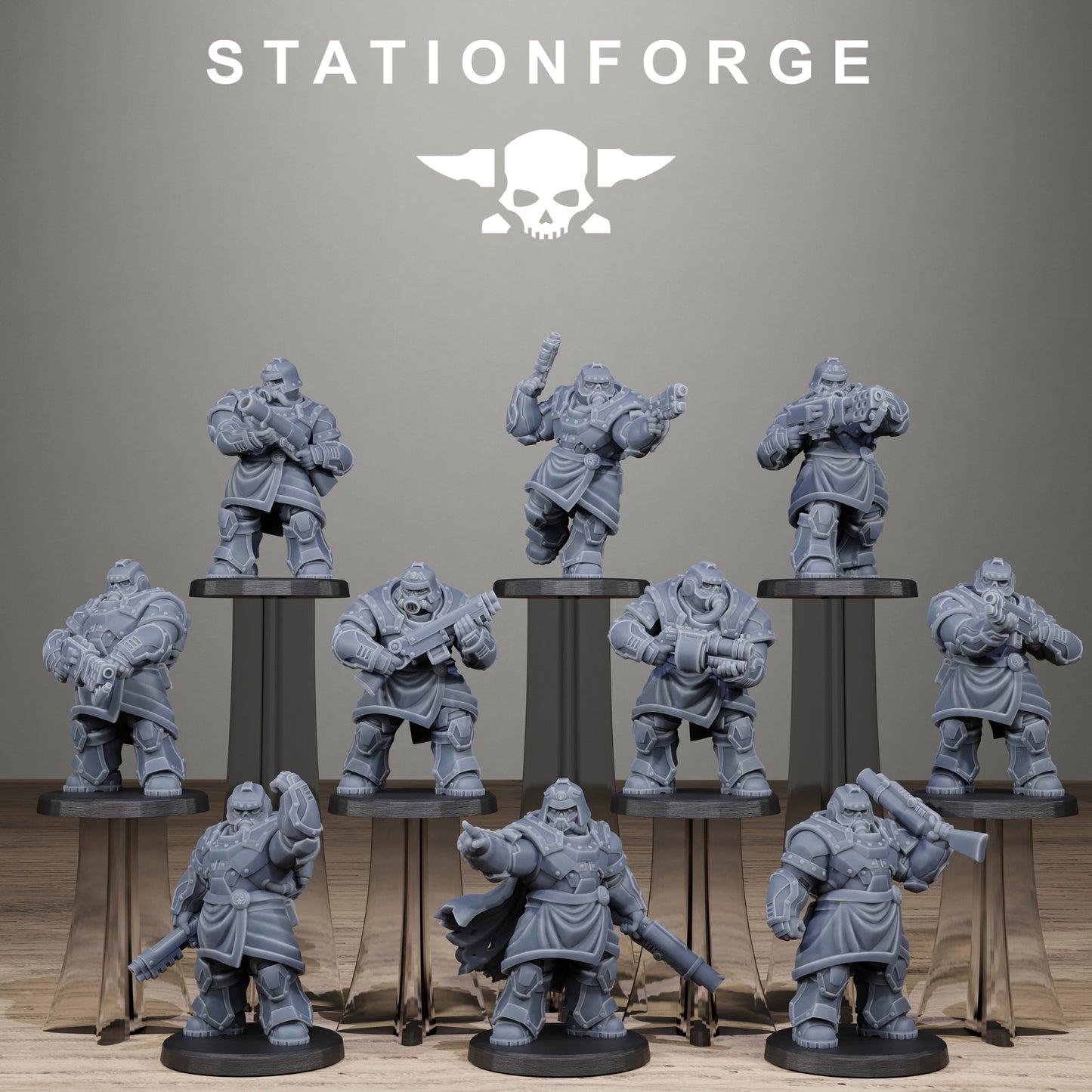 Grimguard Skull Wardens 10 Units 25mm Base