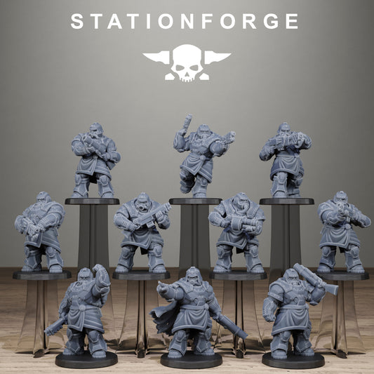Grimguard Skull Wardens 10 Units 25mm Base