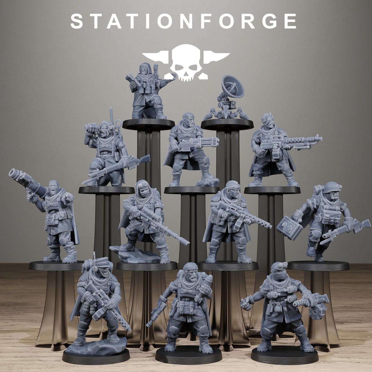 Freeguard Siege Infantry Kit 25mm Base