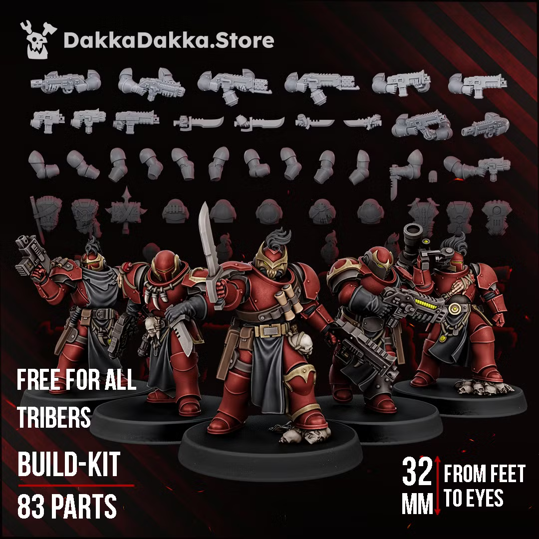 The Great Vortex Knights 5Units  (build kit) (No Base)