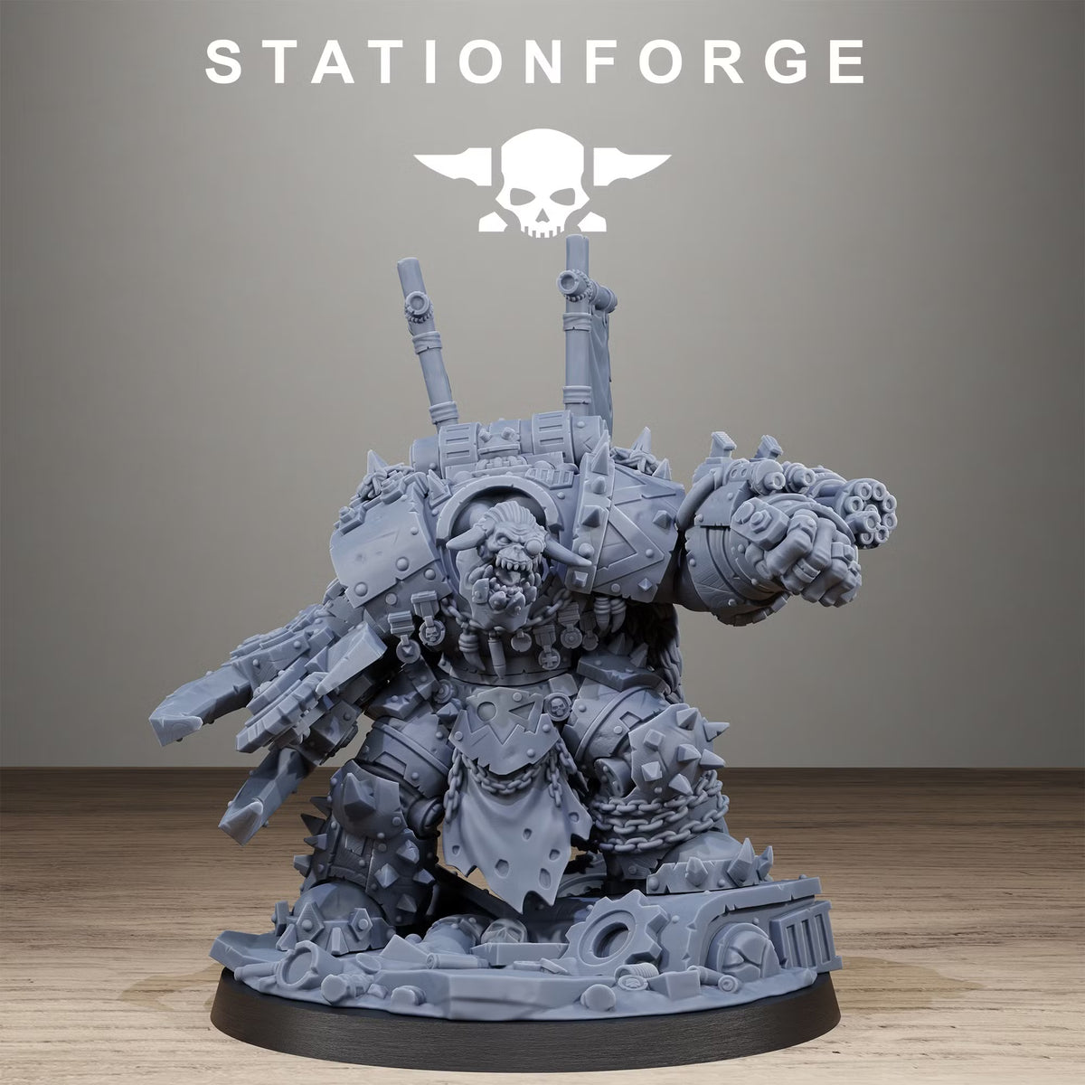 Orkaz Brutal Boss (60mm Topper No Base)