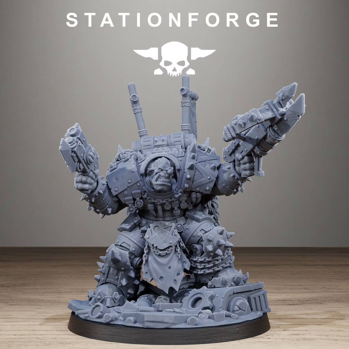 Orkaz Brutal Boss (60mm Topper No Base)