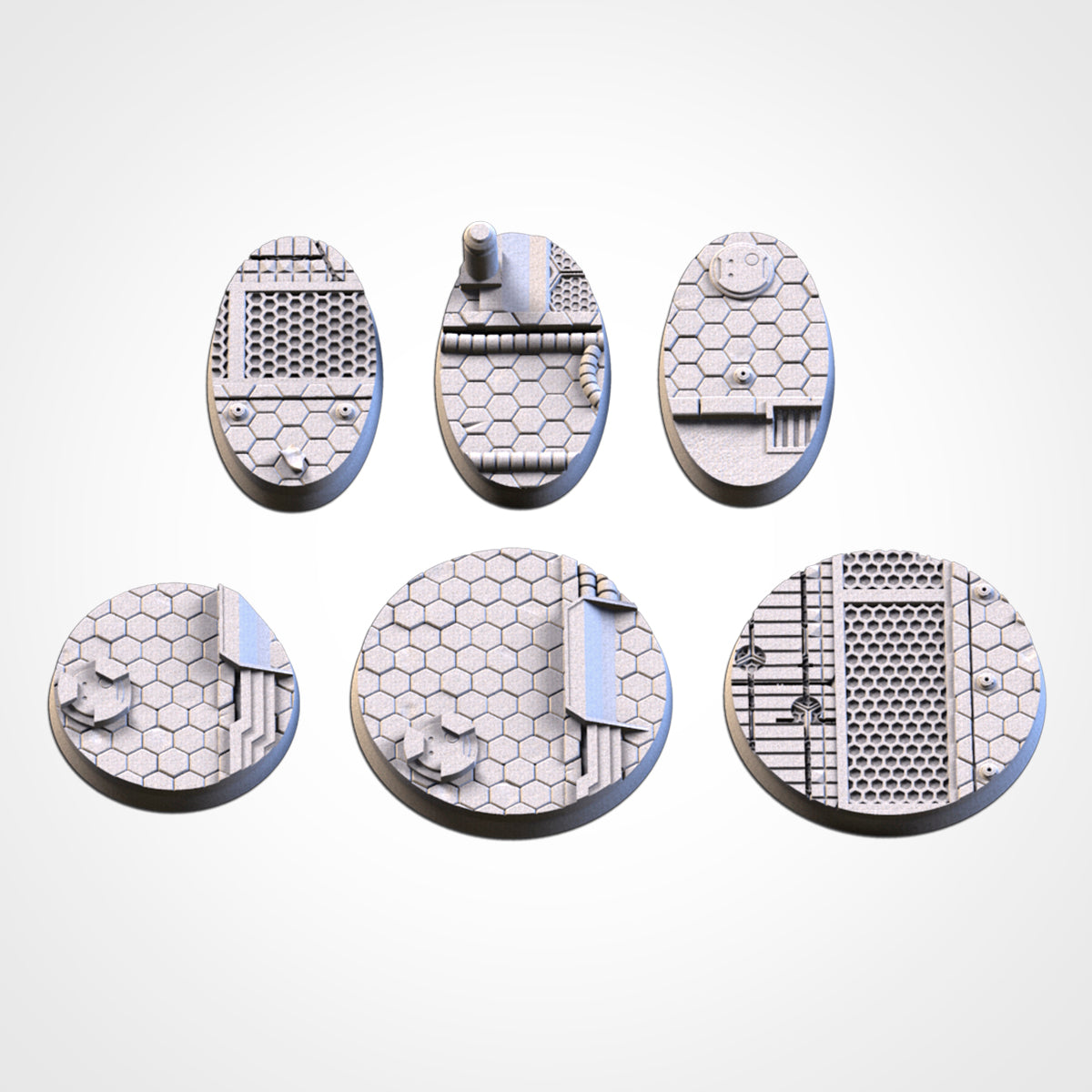 City Scifi Bases - Txarli Factory, 25mm, 28.5, 32, 40, 60, 80, 90, 100 round plus 60x35, 75x43, 90x52, 105x70, 120x92, 169x108mm oval (Copy) (Copy) (Copy)