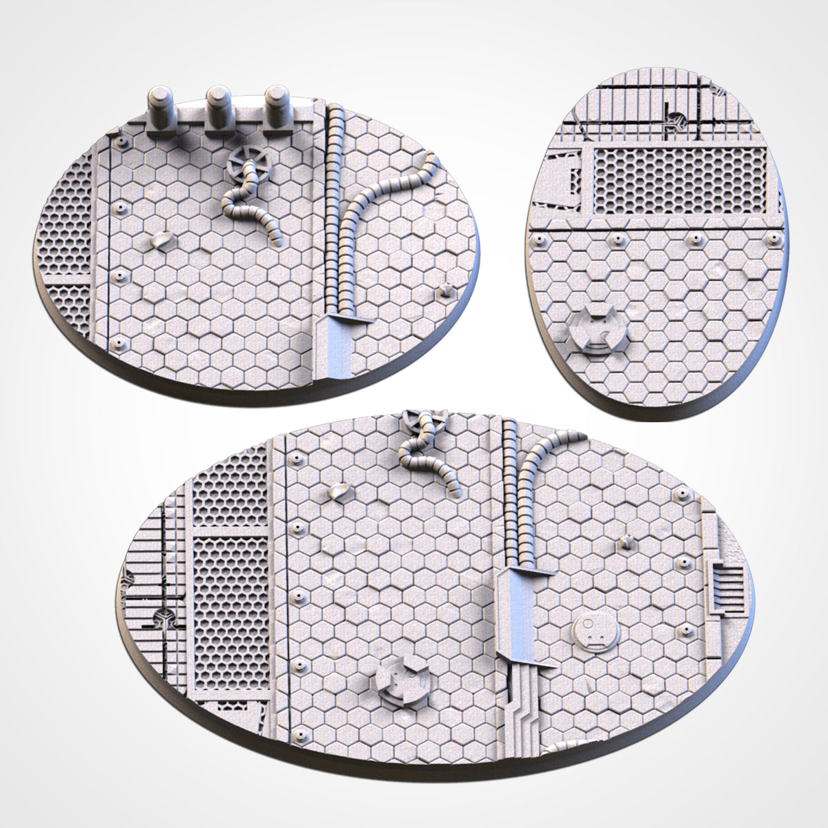 City Scifi Bases - Txarli Factory, 25mm, 28.5, 32, 40, 60, 80, 90, 100 round plus 60x35, 75x43, 90x52, 105x70, 120x92, 169x108mm oval (Copy) (Copy) (Copy)