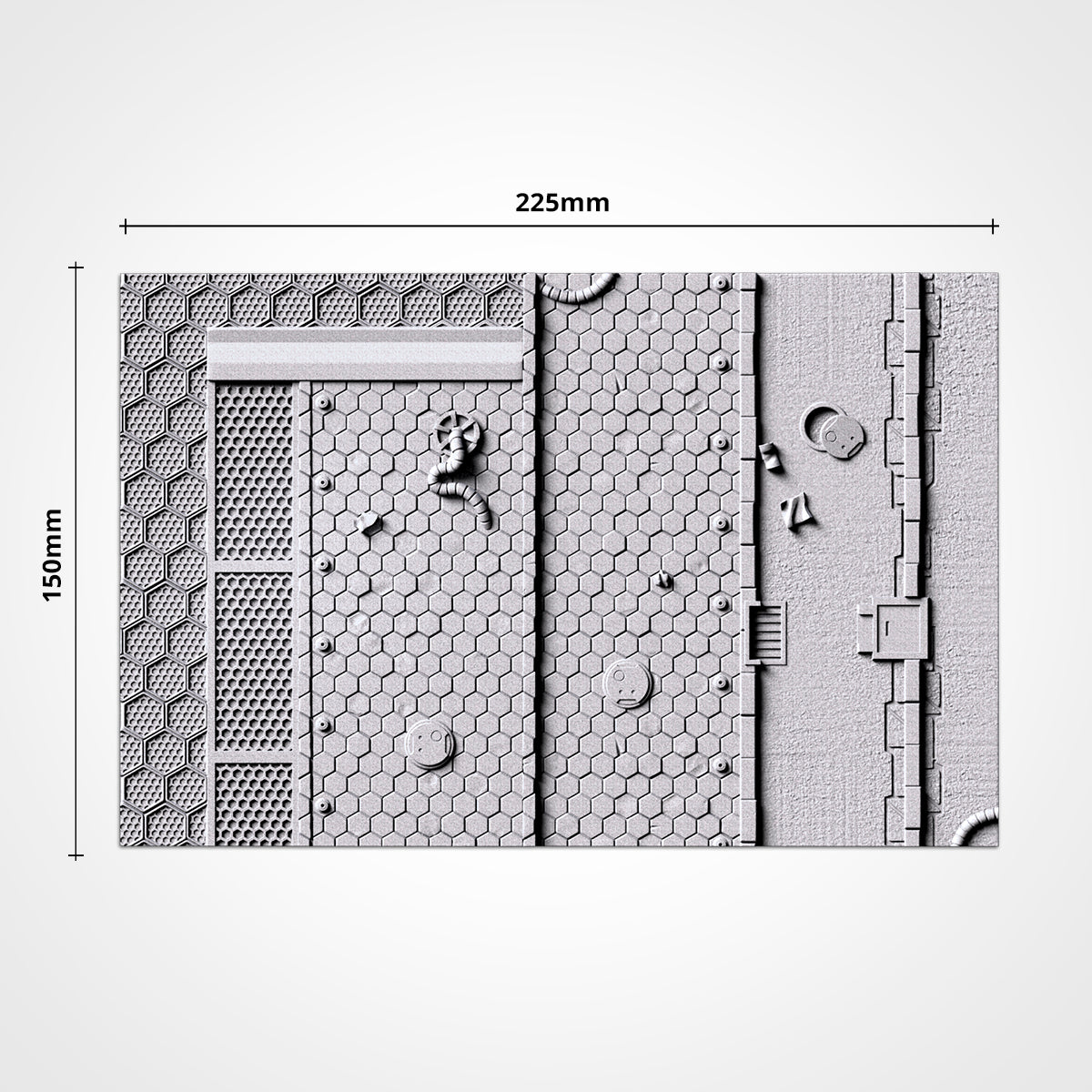 City Scifi Bases - Txarli Factory, 25mm, 28.5, 32, 40, 60, 80, 90, 100 round plus 60x35, 75x43, 90x52, 105x70, 120x92, 169x108mm oval (Copy) (Copy) (Copy)