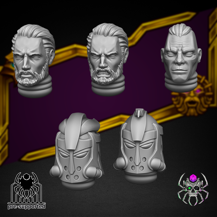 5 Head Bits Set - Sentinels of Eternty