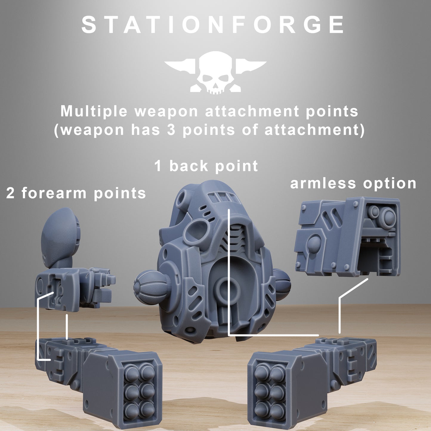 Tarion Strike Mechs Mk1 Builder Kit (3 Units)