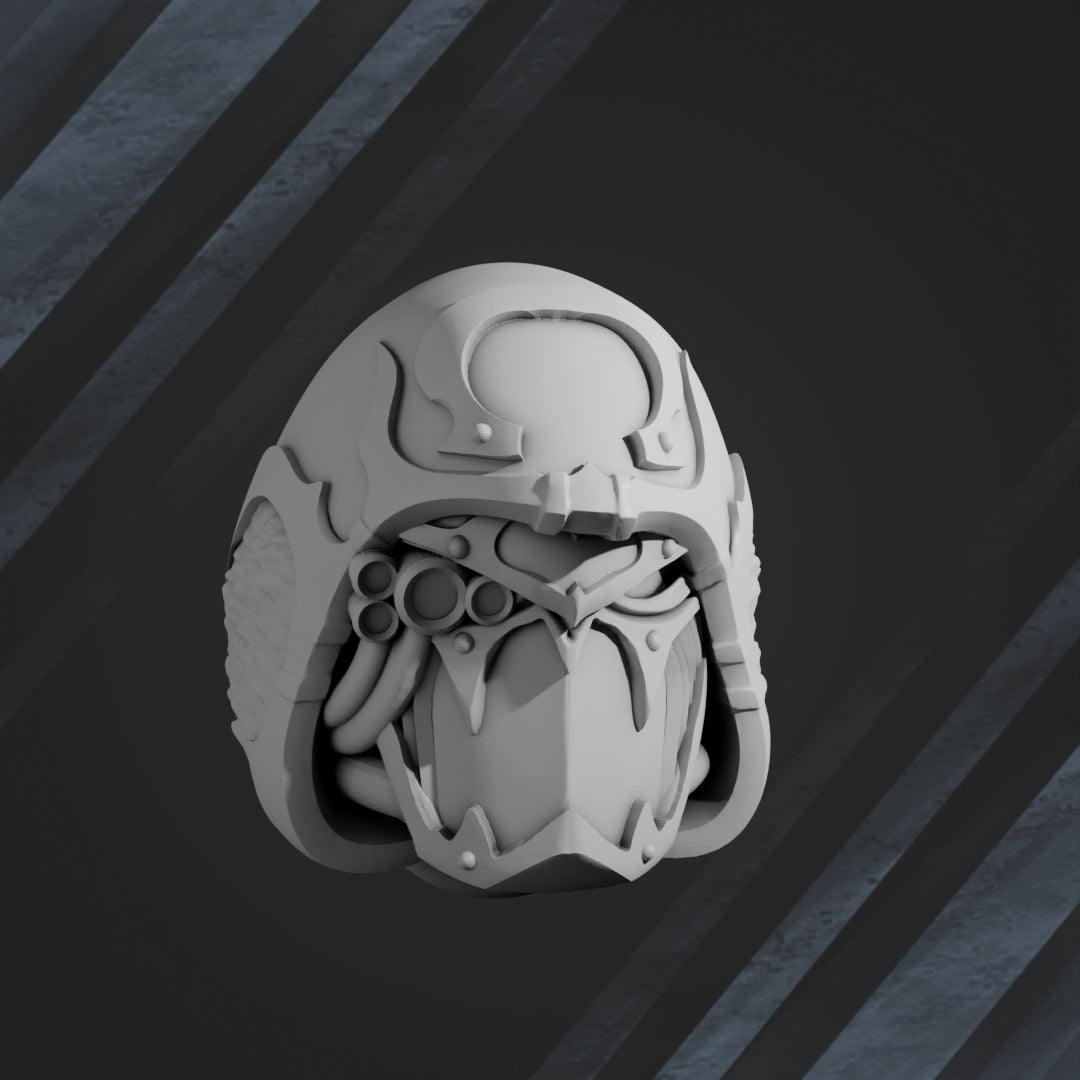 Alpha and Omega Heads x5