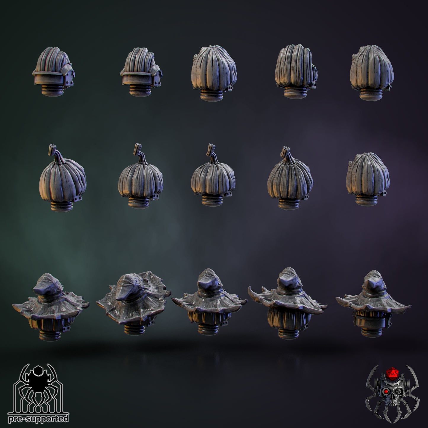15 PUMPKIN MARINE HEAD BITS SET