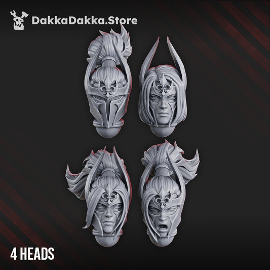 Moon Blades Heads Set x4