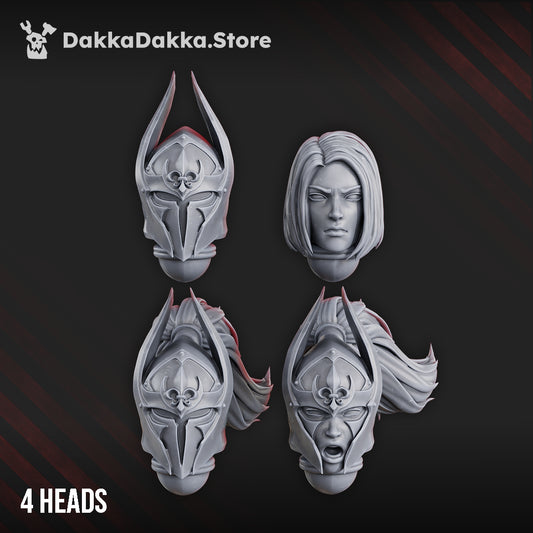 Nova Star Heads Set x4