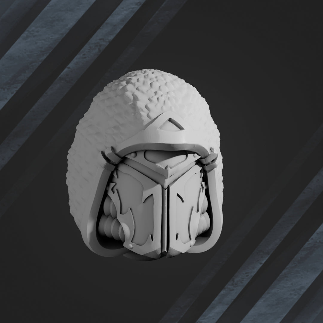 Alpha and Omega Heads x5