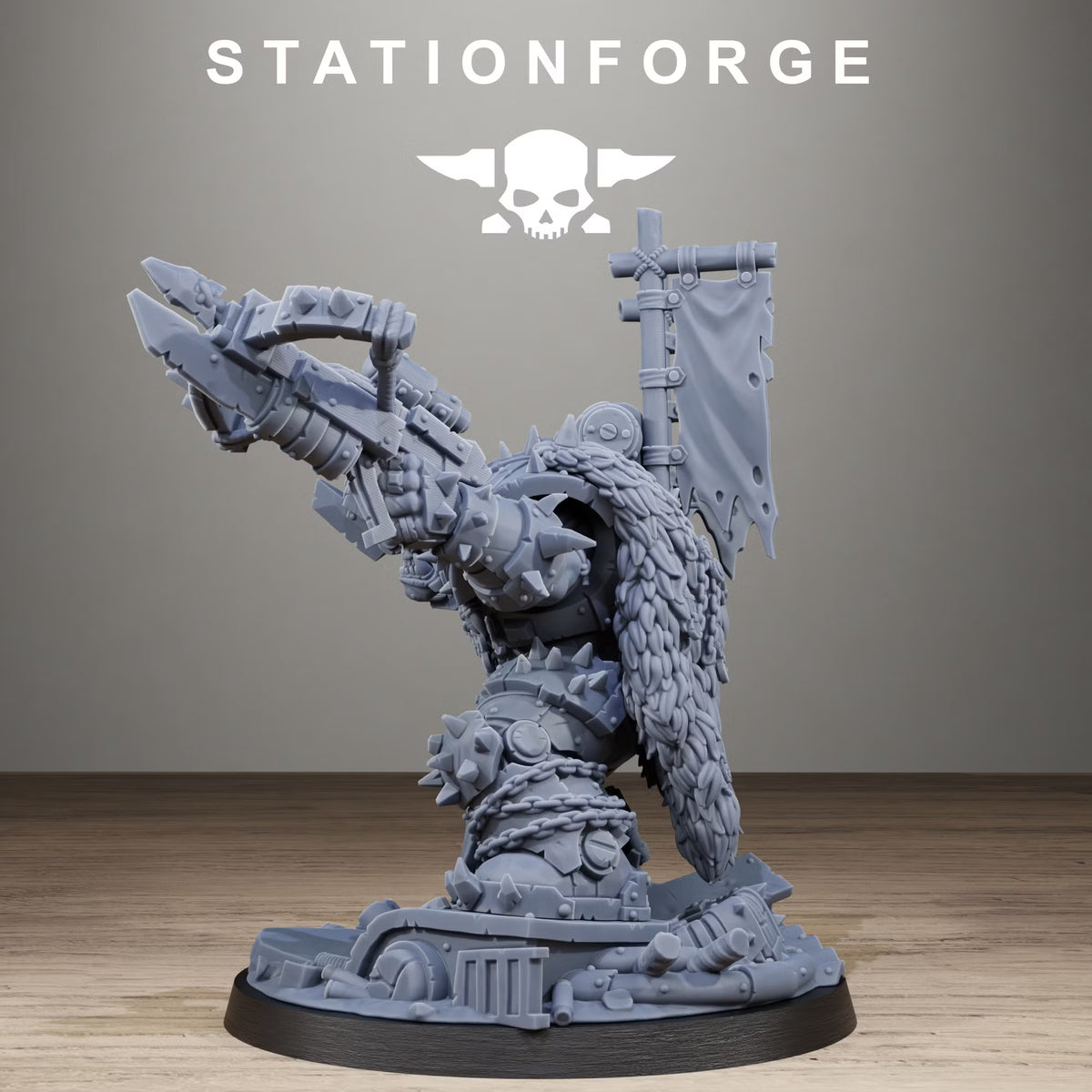 Orkaz Brutal Boss (60mm Topper No Base)